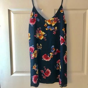Lulu’s Floral Print Slip Dress